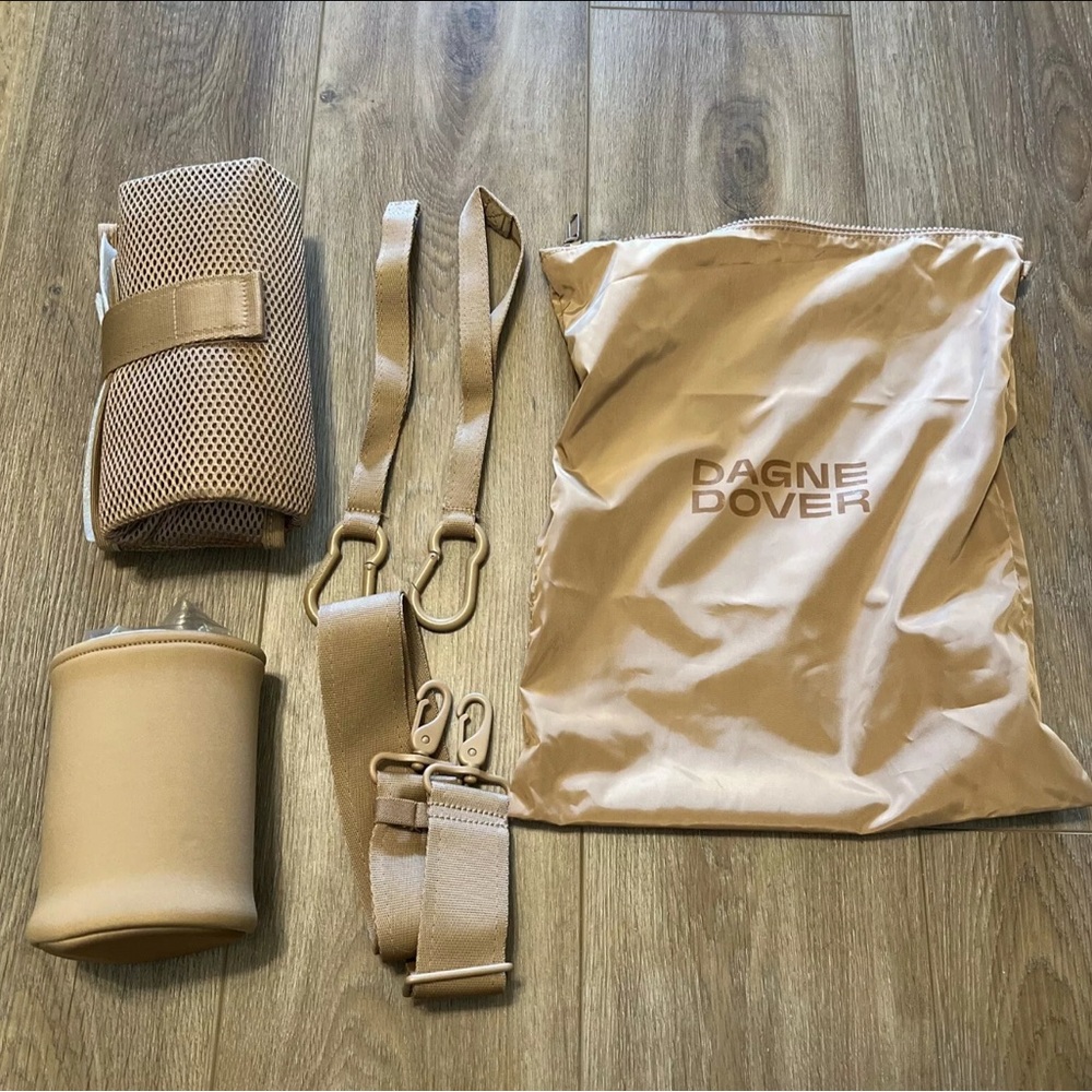 Dagne Dover Diaper Bag Set Camel